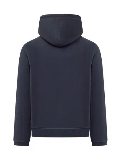 K-way Mini Hooded Sweatshirt In Blue Depth