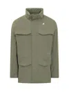 K-way Mini Painter Short Jacket In Green