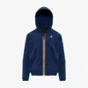 K-way Mini Printos Pc Jacket In Blue