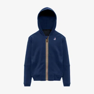 K-way Mini Printos Pc Jacket In Blue
