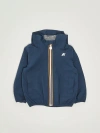 K-way Mini Stretch Dot Jacket In Blue Insignia