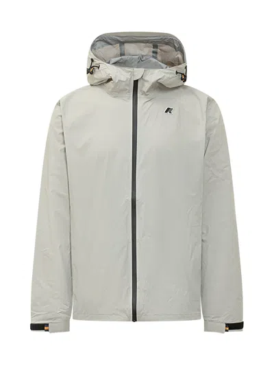 K-way Mini Travel Jacket With Hood In Gray