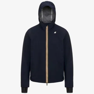 K-way Mini Windbreaker Shoes In Blue Depth