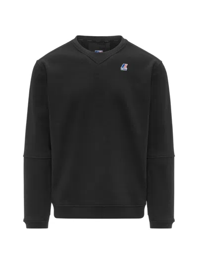 K-way Nael Brushed Pc Fleece In Black