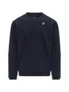 K-way Nael Brushed Pc Pullover In Blue