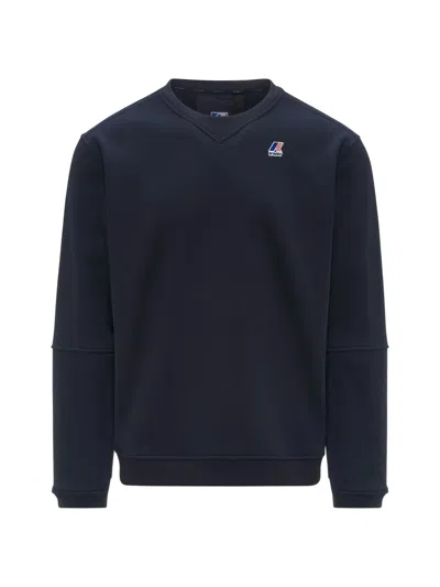 K-way Nael Brushed Pc Pullover In Black