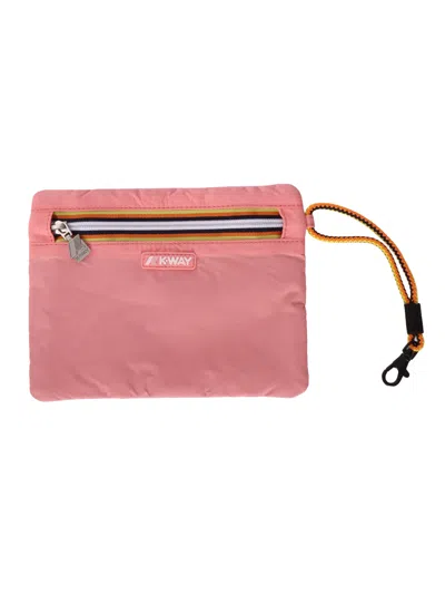 K-way Nimes Beauty Case In Pink