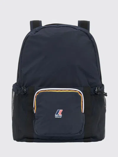 K-WAY K-WAY NYLON BACKPACK WITH LE VRAI 4.0 LOGO MICHEL,I21536045
