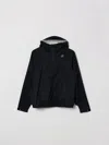 K-way Kids'  Nylon Hooded Windbreaker In Blue