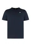K-way Odom Letitrain Cotton Crew-neck T-shirt In Blue