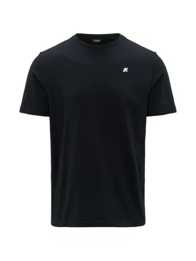 K-way Odom Logo-patch T-shirt In Black