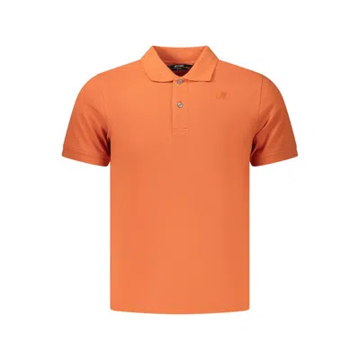 K-way Orange Cotton Men's Polo Shirt