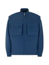 K-way Orian Flap-pocket Zip-up Jacket In Blue