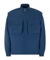 K-way Orian Flap-pocket Zip-up Jacket In Blue