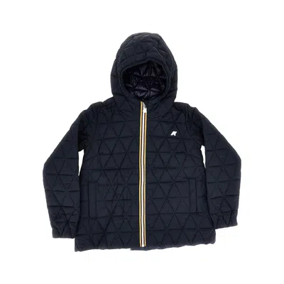 K-way Kids' 'p. Madlaine' Quilted Nylon Jacket In Blue