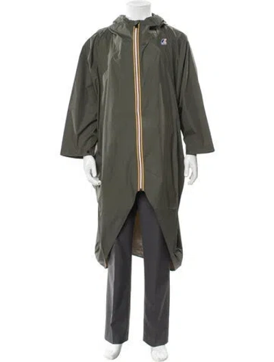 Pre-owned K-way Parka In Green