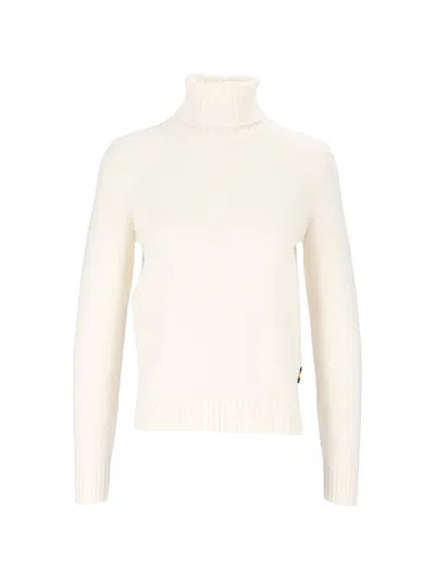 K-way Peggy Sponge Yarn Pull Over In White