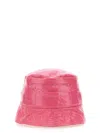 K-way Pink Solid Bucket Hat In Red