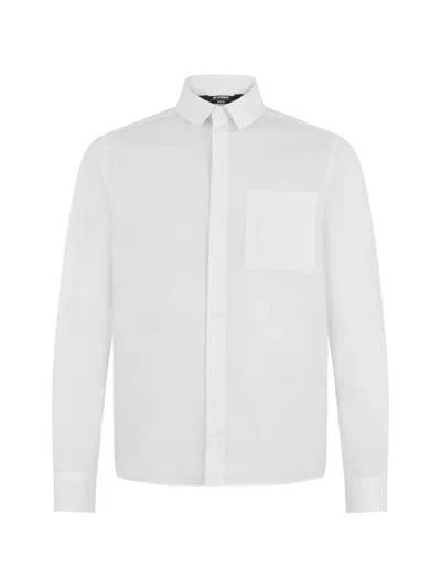 K-way Pocket Shirt In White