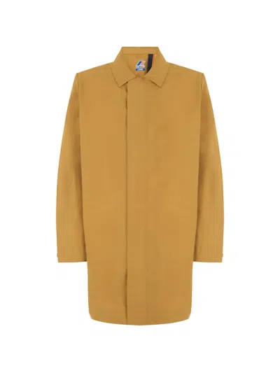 K-way Mini Technical Jacket For Modern Men In Yellow