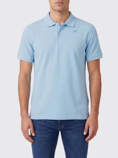 K-way Polo Shirt  Men Color Gnawed Blue