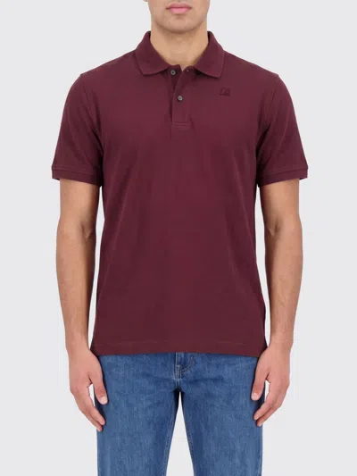 K-way Polo Shirt  Men Color Red In Brown