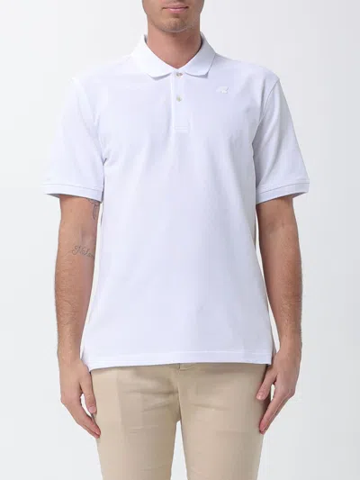 K-way Polo Shirt Men  In White