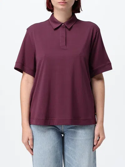 K-way Polo Shirt Woman In Purple