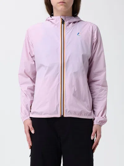 K-way Jacket Woman Color Lilac In Purple