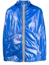 K-way R&d Claudel Light Glass Ripstop Jacket In Blue
