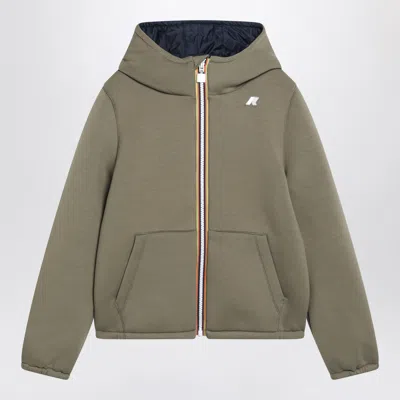 K-way Reversible Army Jacket With Mini Utility Appeal In Black