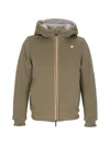 K-way 리버서블 페이크 퍼 재킷 In Brown