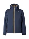 K-way Jack St Warm Double Corto Short Padded Jacket In Green