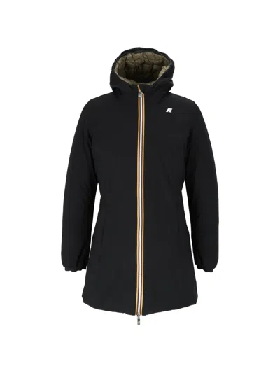 K-way Reversible Hooded Jacket In Black