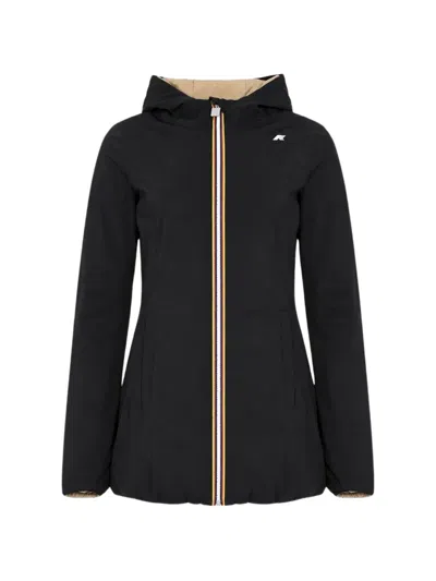 K-way Reversible Hooded Jacket In Black