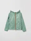 K-way Kids'  Reversible Hooded Jacket In Green