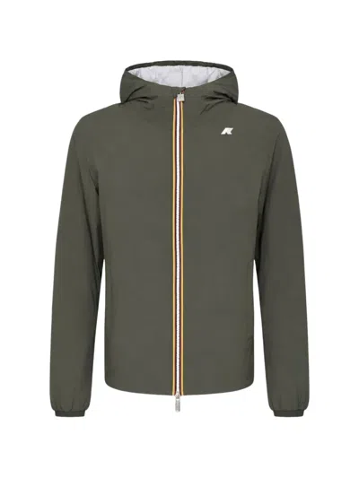K-way Reversible Hooded Jacket In Green