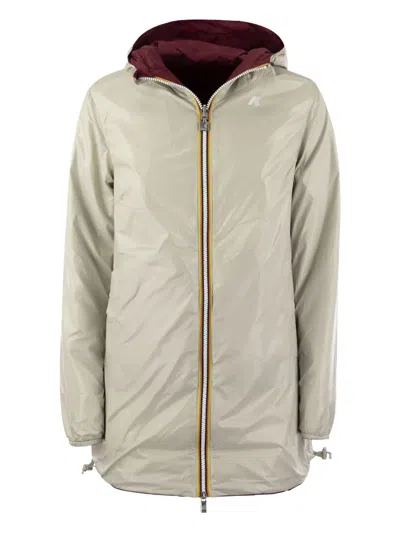 K-way Reversible Hooded Sophie Plus Jacket In Red