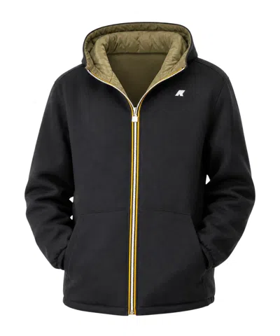 K-way Reversible Logo Coat In Yellow