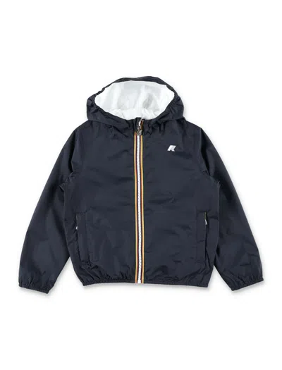 K-way Reversible Mini Jacket For Boys In Blue