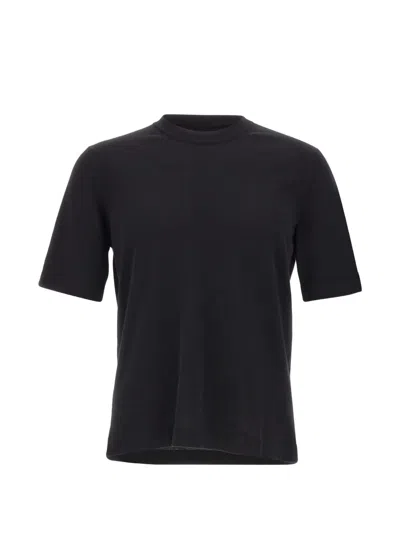 K-way Ribbed Patch Cotton Sweater In Black