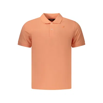 K-way Rosa Cotton Mens Polo In Pink