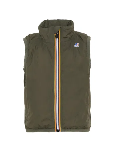 K-way Kids' Rouland Logo-patch Gilet In Multi