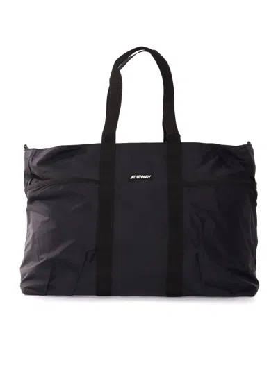 K-way Saint Malo Tote Bag In Black