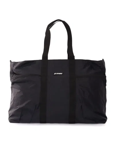 K-way Saint Malo Versatile Black Tote Bag