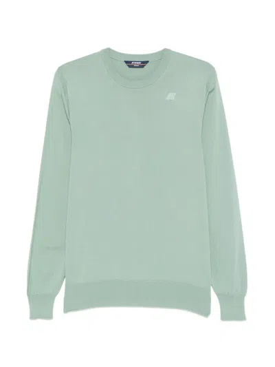 K-way Sebastien Crew-neck Sweater In Green