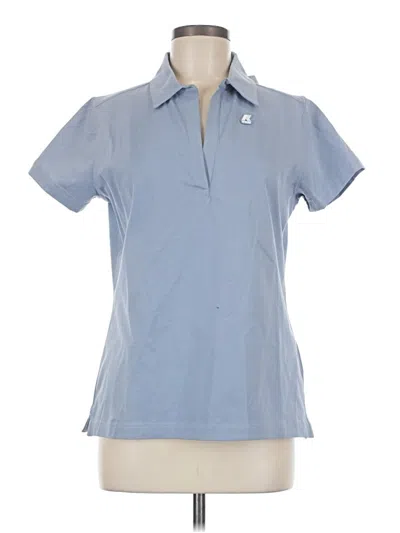 Pre-owned K-way Short Sleeve Blouse In Blue