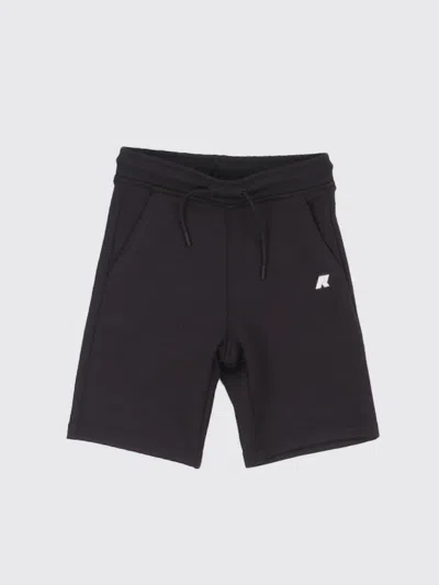 K-way Kids'  Cotton Jogging Shorts In Black