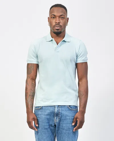 K-way Short-sleesleeved Polo Shirt In Blue