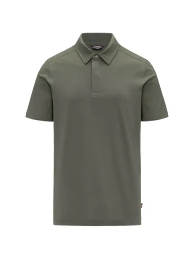 K-way Short-sleeve Polo Shirt In Animal Print